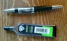 Mini lápiz de Metal para estudiantes, 0,7/0,5mm, negro, amarillo, rosa, azul, lápiz mecánico automático de escritura, recargas de 30 Uds.