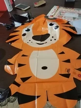 Globos de papel de aluminio con dibujos de animales para niños, Globos de aire de ardilla, zorro, decoraciones para fiesta de cumpleaños, juguetes inflables de erizo
