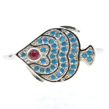 17x12mm 2020 New Arrival Goldfish Created Blue Turquoise Tourmaline Gift For Ladies Silver Rings
17x12mm 2020 New Arrival Goldfish Created Blue Turquoise Tourmaline Gift For Ladies Silver Rings