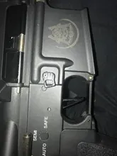 Palanca selectora CNC azul mecanizada, gatillo de liberación de revista, traje de captura para la serie AEG M4/M16, accesorios de caza de Paintball Airsoft