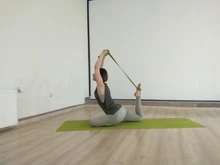 Correa de Yoga de 1,8 m x 3,8 cm, correas de ejercicio de algodón duraderas, hebilla de anillo D ajustable, da flexibilidad para estiramiento de Yoga y Pilates