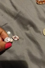 Pendientes con Clip de circonio cúbico de pera para mujer, Aretes brillantes de cristal blanco dorado, arete de oreja, Aretes de boda, joyería