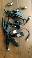 Fuente de alimentación de vídeo pasivo, transceptor de Audio Balun para cámara CCTV, BNC a RJ45, 1 par