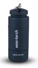 1 Mini llavero linterna de bolsillo USB recargable LED lámpara linterna de luz impermeable