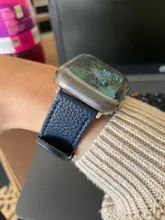 Reloj inteligente Apple Watch banda SERIE DE gomillas 6 iPhone 5 4 3 2 1 correa de cuero de 44mm, 42mm, 38mm 40mm