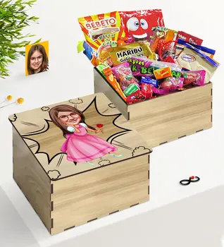 Tailor-made In Wooden Box Female Child Princess Caricature Of Nostalgic Lezzetler Gift Seti-2
Tailor-made In Wooden Box Female Child Princess Caricature Of Nostalgic Lezzetler Gift Seti-2