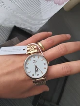 OLEVS-relojes de lujo para mujer, de cuarzo, informal, a la moda, resistente al agua, de acero inoxidable, oro rosa, femenino