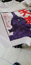 Divertido Japón Anime Eva 01 Evangelion T camisa de los hombres Manga Unisex Streetwear camiseta pantalón corto Casual Manga Camiseta Hombre