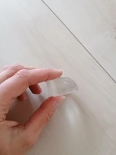 Tope de puerta acrílico para el hogar y la Oficina, soporte de puerta autoadhesivo transparente, sin necesidad de perforar, Tope de puerta, protección de paredes, muebles, 1 Uds.