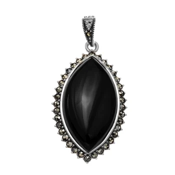 Silver Pendant with Marcasite
Silver Pendant with Marcasite