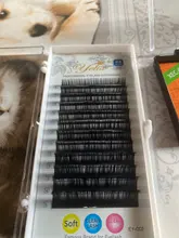 Pestañas postizas individuales, pestañas falsas individuales de 0,07mm, de seda suave Natural, herramientas de maquillaje