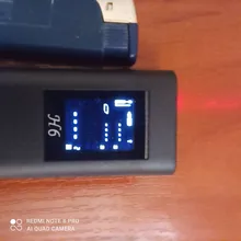 Medidor de distancia láser Digital inteligente, telémetro portátil de carga USB, minimedidor de Medición de distancia portátil, 40M, novedad
