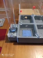 Granja de hormigas de gran tamaño, nido plano con tubos de prueba y visera solar, matriz de impresión 3D, suministros de insectos