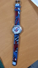 Reloj de dibujos animados para niños, reloj de cuarzo con correa de cuero de Spiderman, el mejor reloj de pulsera de regalo para niños