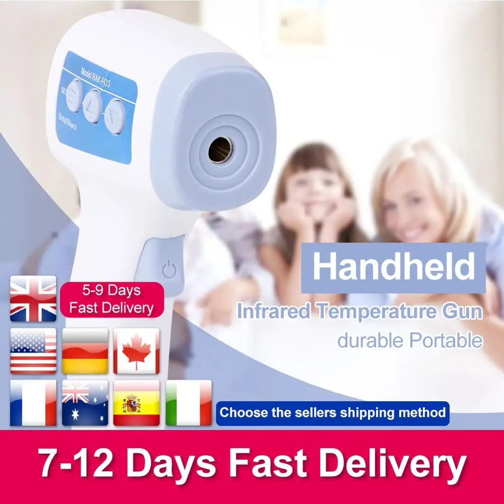 Non-contact Body Thermometer Forehead Digital Infrared Thermometer Portable Baby Adult Temperature Thermometer Electronic
Non-contact Body Thermometer Forehead Digital Infrared Thermometer Portable Baby Adult Temperature Thermometer Electronic