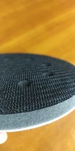 Almohadilla de interfaz de esponja suave de 8 agujeros para lijado, discos de lijado de gancho y bucle para pulido de superficie irregular, 5 pulgadas (125mm), 2 uds.