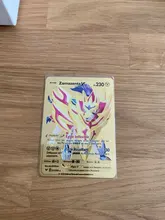 Mewtwo GX MEGA-tarjeta de Metal dorada súper juego de colección de cartas de Anime, juguetes para niños, regalo de Navidad, 27 estilos nuevos