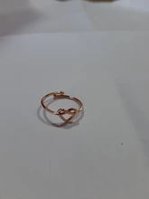 Anillos ajustables minimalistas para mujer y niña, sortija de boda en forma de corazón de Color rosa dorado y plateado, amor anillo dedo para mejor amiga