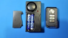 Alarma antirrobo con Control remoto inalámbrico para seguridad del hogar, Detector de vibración para motocicleta, puerta ventana