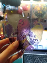 Pegatinas transparentes de PVC de simulación para álbum diario, pegatinas decorativas de animales, mariposas y pájaros, bosque creativo, 30 Uds.