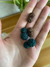 Gemelos con nudo de seda para hombre, gemelos con nudo de seda en colores sólidos, DIY, trenzado, hecho a mano, cuerda doble elástica, manguito de bola, regalo de Novela