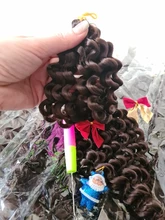 YxCheris-extensiones de cabello trenzado de 18 pulgadas, cabello sintético Natural de ganchillo con ondas profundas, ombré, baja temperatura