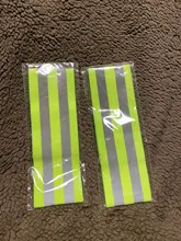 Bandas reflectantes elásticas para brazo, pierna y correas de tobillo, reflectantes de seguridad, cintas de correa para correr por la noche, caminar y ciclismo