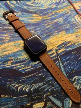 Correa de silicona + cuero para Apple watch, banda de reloj de cuero genuino de 44mm, 40mm, 42mm y 38mm, iWatch series 5 4 3 SE 6