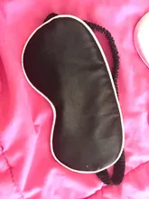 1 Uds alta calidad pura seda sueño descanso ojo máscara antifaz acolchado opaco de relajarse suave portátil ayuda vendas nuevo 2020