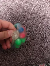 Bola colorida antiestrés calmante para la cara para niños, juguete para la salud para aliviar el Autismo