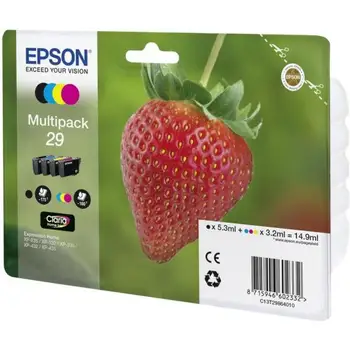 MULTIPACK 4-COL.29 HOME INK BLCK/Y/CY/MG STANDARD RF + AM
MULTIPACK 4-COL.29 HOME INK BLCK/Y/CY/MG STANDARD RF + AM