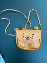 Mini bolso lindo Oreja de Gato mensajero bolsa mujeres todos los niños-encuentro clave dibujos animados de monedero encantadora bolsos Simple chica
