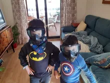 Al aire libre Anti-niebla Airsoft máscara protectora completa casco de máscara facial máscara de Paintball Airsoft seguridad gafa protectora táctico máscara