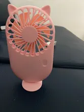 Mini ventilador portátil de mano para viaje y oficina, ventiladores de sobremesa recargables con USB, 3 modos ajustables, para verano, 1 unidad