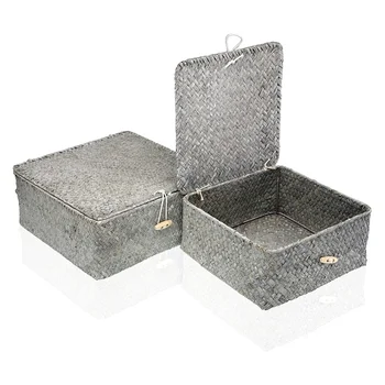 Basket set Marine algae (2 Pieces) (23 x 10 x 23 cm)
Basket set Marine algae (2 Pieces) (23 x 10 x 23 cm)