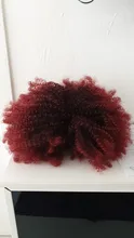 Afro corto rizado pelucas con flequillo para las mujeres negras rubia marrón Cosplay sintético Africana pelucas resistente al calor Lizzy