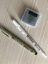 Sakura Gelly Roll Pen Liner, oro plata subrayador básico Color blanco, 05 Fine 08 Medium 10 Bold Drawing Paint Marker Art A6499