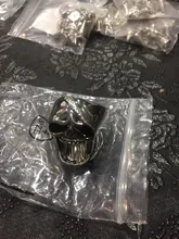 Anillo de acero inoxidable con diseño de calavera para hombre, joyería masculina, Abrebotellas de cerveza, estilo Punk Vintage