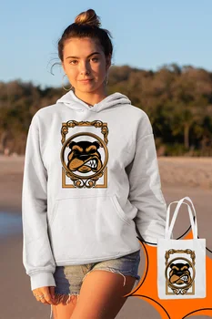 Angemiel Wear Framed Dog White Women 'S Hooded Sweatshirt Bags Kombin
Angemiel Wear Framed Dog White Women 'S Hooded Sweatshirt Bags Kombin