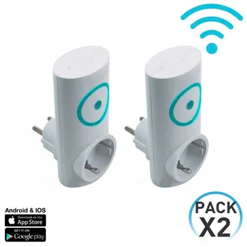 Pack 2 WiFi smart plugs air conditioning controllers via Smartphone/APP 7hSevenOn Home 
Pack 2 WiFi smart plugs air conditioning controllers via Smartphone/APP 7hSevenOn Home