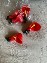 Nuevo 5 uds pollo aves de alimentación pezón vasos bebederos codorniz tazón de agua aves de corral fuentes codorniz automático tazón de agua bebedor