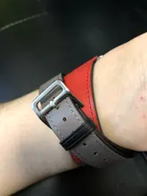 Correa de cuero de vaca 100% auténtico para Apple Watch 6 SE 5 4, correa de 42MM, 38MM, 44MM y 40MM para iWatch 6 5 4