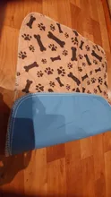 Almohadilla de orina reutilizable para mascotas, lavable, pañal para gato, esterilla de 3 capas, absorbente, almohadillas para perros, estampado de pata de hueso para sofá, cama y suelo