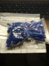 Conector de Cable de crimpado de pala aislada, Kit de Terminal macho hembra de 100mm, 16-14 AWG, 22-16AWG, 12-10AWG, 6,3 Uds.