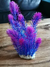 Decor Background Grass-Ornament Aquarium-Decoration Plant Fish-Tank Artificial Plastic