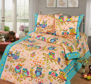 Bed linen Mercury home "owls" nursery coarse calico, Ivanovo
Bed linen Mercury home "owls" nursery coarse calico, Ivanovo