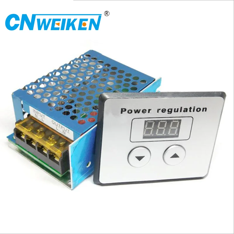 Top quality 4000W 220V AC SCR Voltage Regulator Dimmer Electric Motor Speed Temperature Controller for Water Heater Small Motors
Top quality 4000W 220V AC SCR Voltage Regulator Dimmer Electric Motor Speed Temperature Controller for Water Heater Small Motors