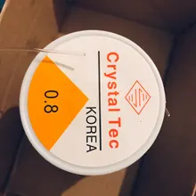 1 rollo/lote Diy cuentas de cristal cordón elástico línea elástica redonda diámetro 0,5mm-1,5mm para la fabricación de joyas Hilo de hilo al por mayor