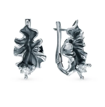 Silver earrings with cubic zirconia sunlight sample 925
Silver earrings with cubic zirconia sunlight sample 925