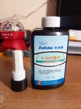 Pegamento UV para curado de K-300, adhesivo transparente para cristal y vidrio con linterna UV, 50ml